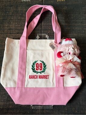NWT 99 Ranch Mini Market Tote in Pink